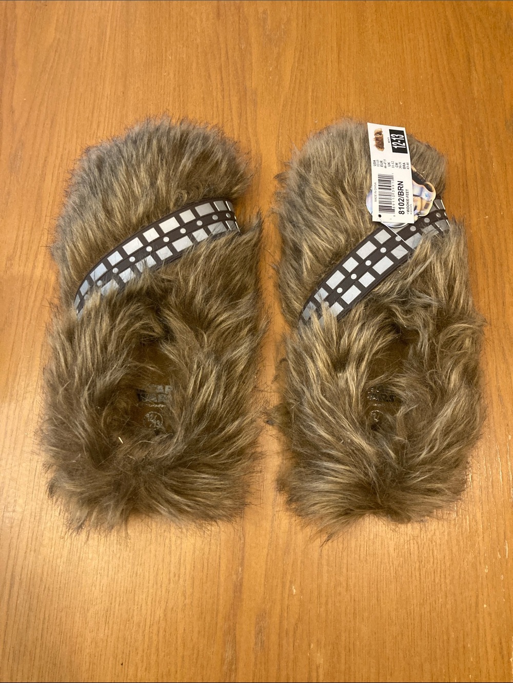 Men’s Star Wars Chewbacca Faux Fur Slippers - Size 12-13